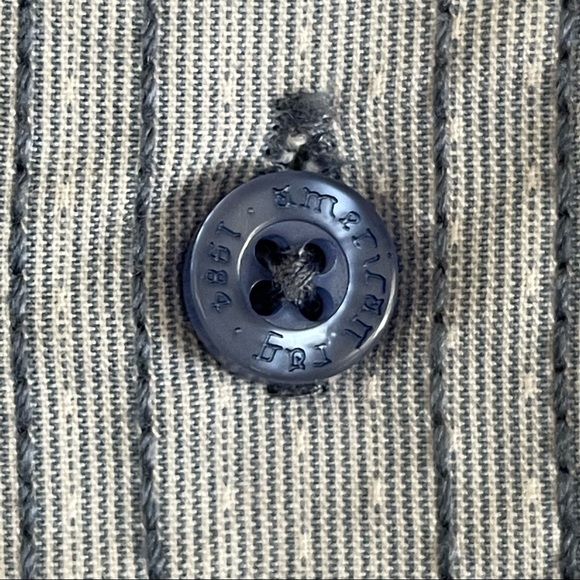 American Rag Slim Fit Bottom Down Light Blue Shirt Men Size XXL - Picture 5 of 16